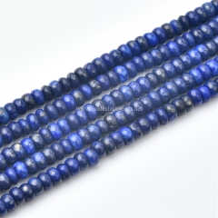 Lapis Lazuli(Dyed) Plain Rondelles, Approx 2x4mm, Approx 38cm/strand