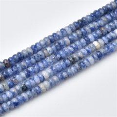 Blue Spot Jasper Plain Rondelles, Approx 2x4mm, Approx 38cm/strand