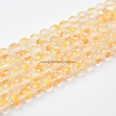 Clear Quartz Carved Five Wealth Gods Plain Rounds, Approx 8-10mm, Approx 38cm/strands