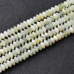 New Jade Plain Saucers, Approx 3x6mm, Approx 38cm/strand