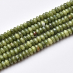 South Jade Plain Saucers, Approx 3x6mm, Approx 38cm/strand