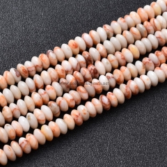 Red Veined Jasper Plain Saucers, Approx 3x6mm, Approx 38cm/strand