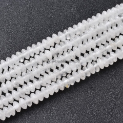Clear Quartz Plain Saucers, Approx 3x6mm, Approx 38cm/strand