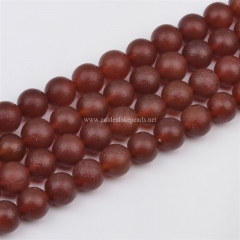 A Grade Vintage Red Agate Plain Rounds, Approx 4-20mm, Approx 38cm/strand