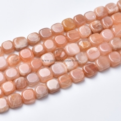 Sunstone Irregular Squares, Approx 10-11mm, Approx 38cm/strand