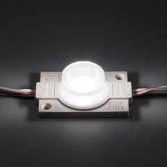 Side view 2W LED modules UL listed 12V DC 180lm for advertising light box 3030smd with lens