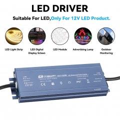 LED Power Supply Waterproof IP67 100W 12V DC 8.3A,AC to DC Transformer Adapter