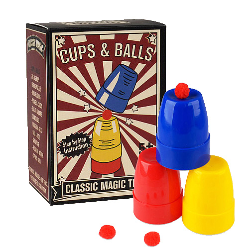 cups and balls magic trick