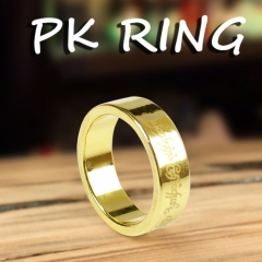 PK Ring With Engraved Writing (Golden)