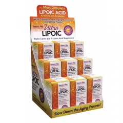 Anti-aging Nutrients sales cardboard counter top display