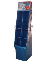 Photo Frame POP corrugated compartment display stand