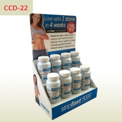 Pharmacy sales promotional Cardboard counter top display for Vitamin