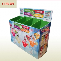 POP Cardboard Dump Bin for supermarket sales promotion