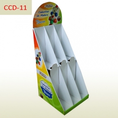 Two tiers Cardboard counter top display for toys