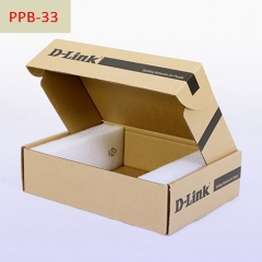 Custom printed Corrugated router package box with foam inserts