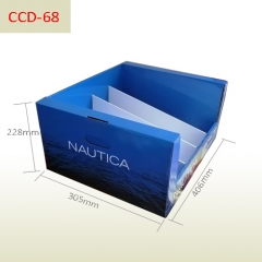 Spandex Knit panties cardboard counter top display box