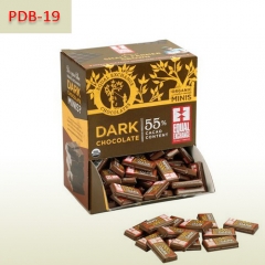 Dark chocolate bars paper display box