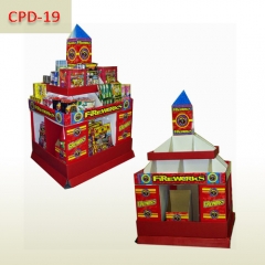 Fireworks POP Wholesales Corrugated Cardboard Pallet Display Stand