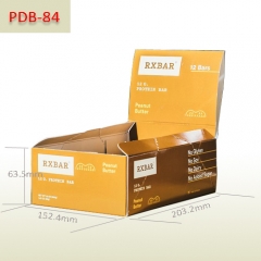 Protein bar paper package box and display box