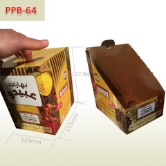 Chili sauce paper package box and counter display box