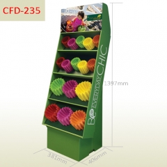 Sales promotional cardboard floor display stand for Supermarket