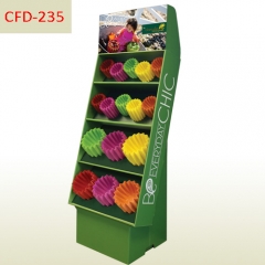 Sales promotional cardboard floor display stand for Supermarket