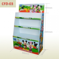 Disney toys promotional cardboard display stand