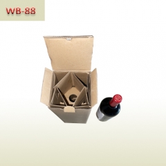 Economic Corrugated Paper packaging Box for wine bottle