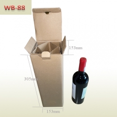 Economic Corrugated Paper packaging Box for wine bottle