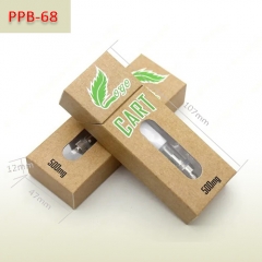 Vape Cartridge paper packaging box with clear window