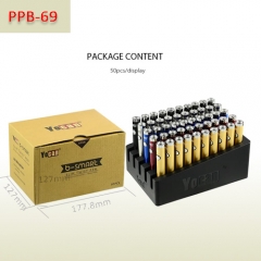 Pen retail display and corrugated packaging box