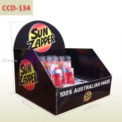 Sun Zapper Supermarket Retail Cardboard Counter Display Box