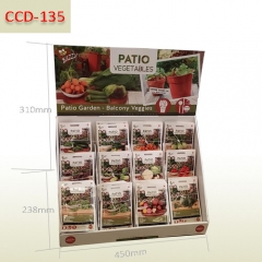 Seedpack Retail Cardboard Counter top Display box