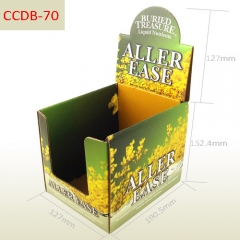 Corrugated display shipper Package box for liquid nutrients