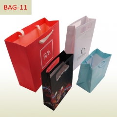 Branded paper shopping bag