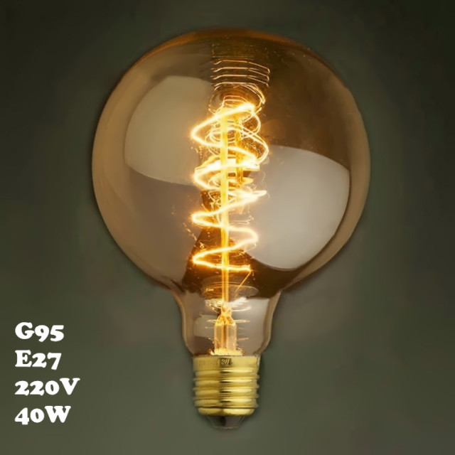 95*140mm G95 220V E27 40W Edison Bulb