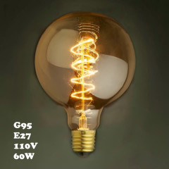 95*140mm G95 110V E27 60W Edison Bulb