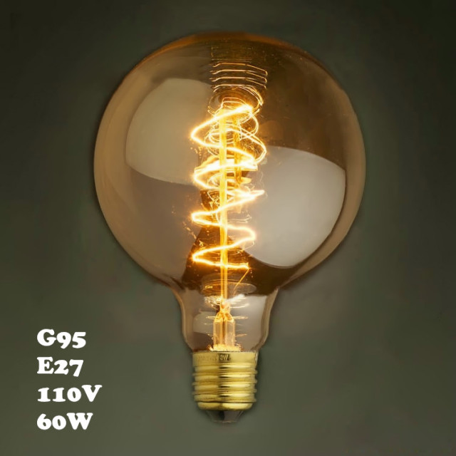 95*140mm G95 110V E27 60W Edison Bulb