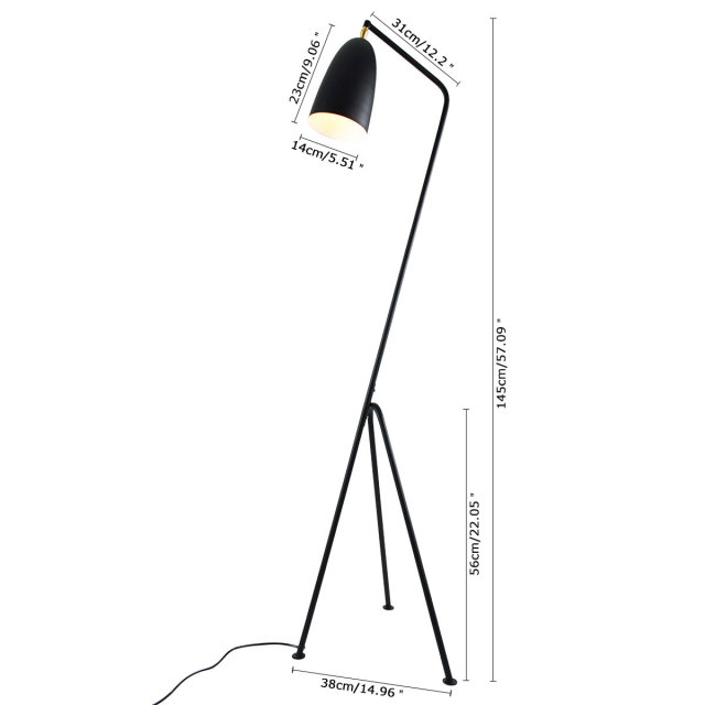 Multicolored Scarecrow Floor Lamp in Modern Style