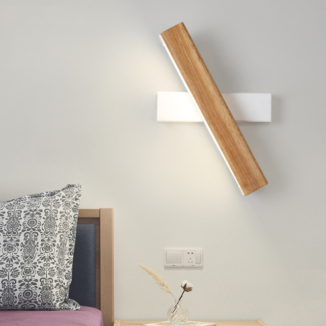 Contemporary 6W LED Adjustable Wall Sconce Rotable Bedside Wall Light