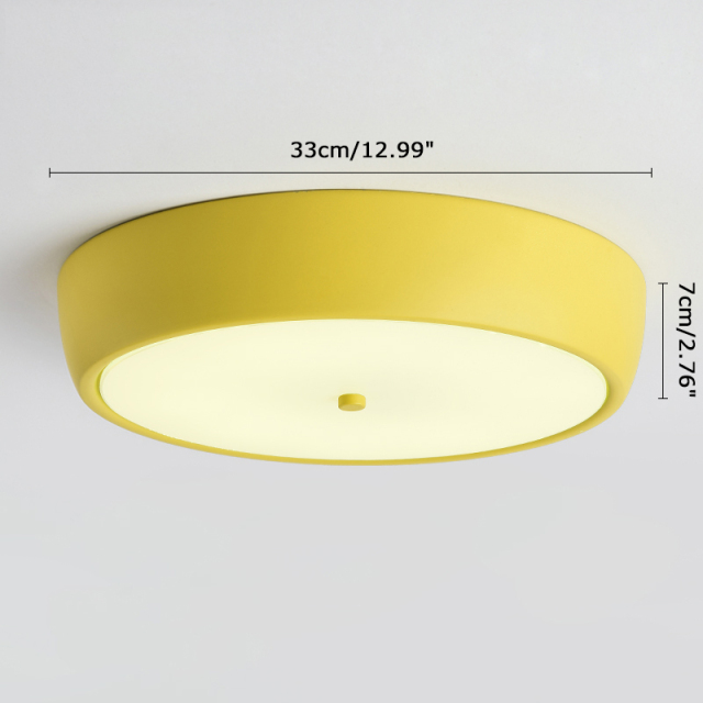 Modern LED Lighting Round Ceiling Light for Kid's Room Girl's Room Nursery Room