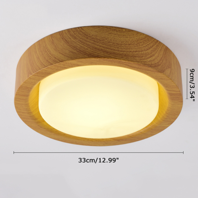 Modern 12 Watt LED Flush Mount Ceiling Light for Bedroom Lighting