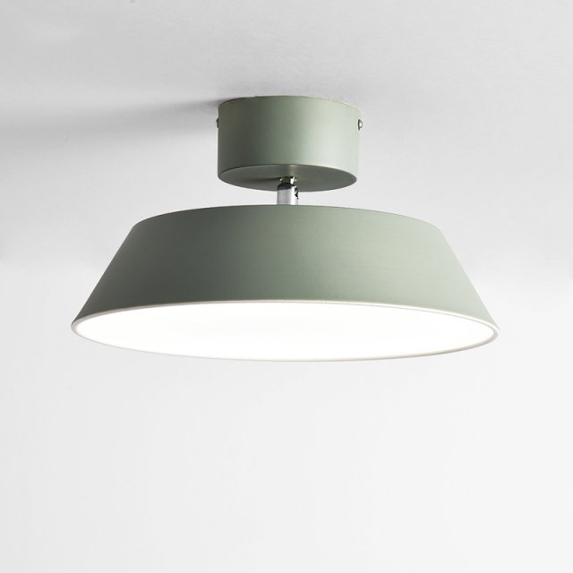 Scandinavia LED Northern Semi Flush Mount Ceiling Light in Matte Finish for Bedroom/ Living Room/ Kitchen