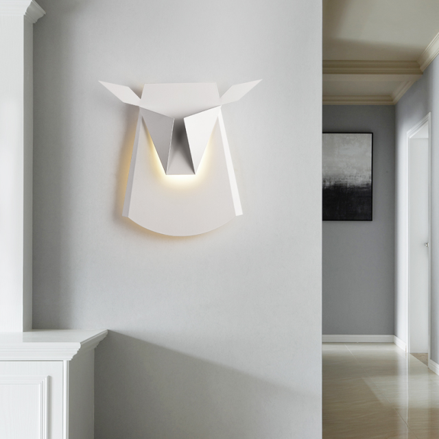 Deer Head LED Deco Wall Sconce for Kid's Room 8W Natural White