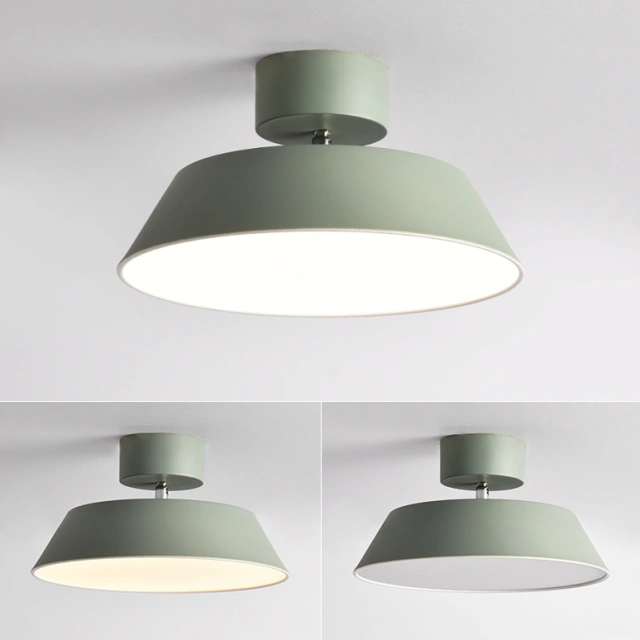 Scandinavian semi flush ceiling clearance light