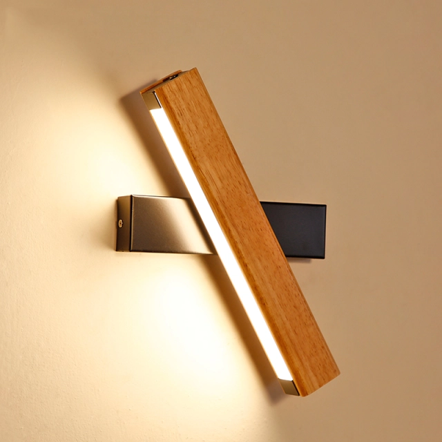 Contemporary 6W LED Adjustable Wall Sconce Rotable Bedside Wall Light