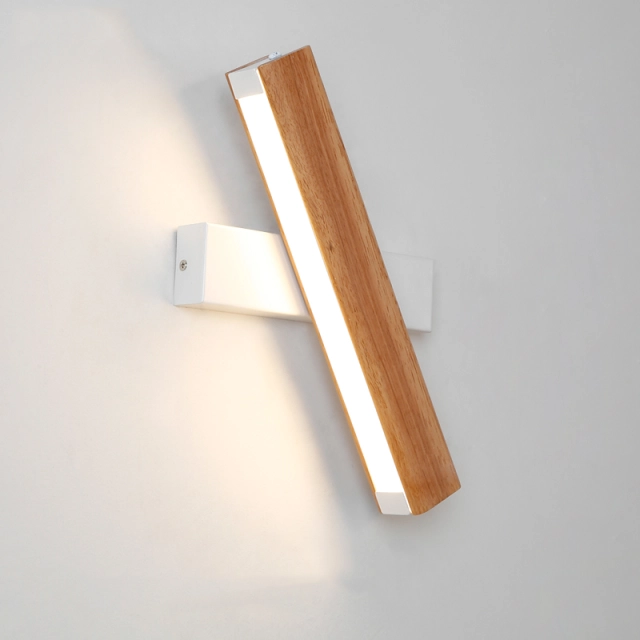 Contemporary 6W LED Adjustable Wall Sconce Rotable Bedside Wall Light