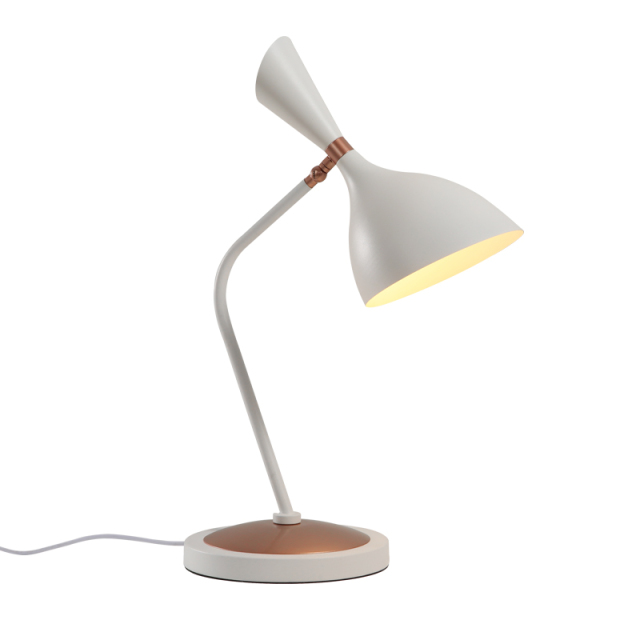 Modern Chic 1 Light Table Lamp Desk Lamp in Mette Black/White