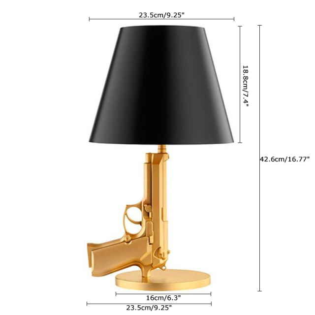 Modern Style AK47 Gun Table Lamp Bedside Lamp