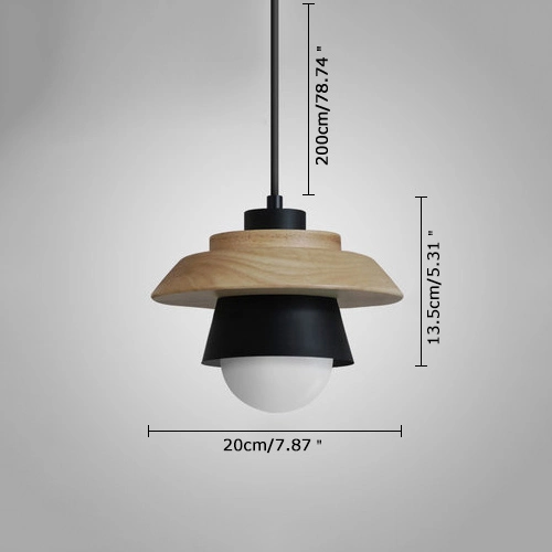 Craftsman Style 1 Light Mini Pendant with Matte Black Metal Shade